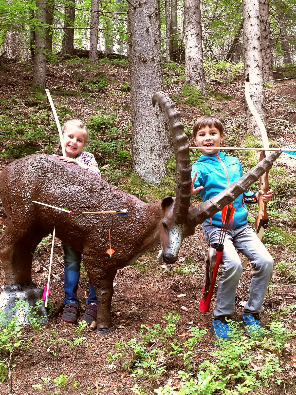 Bogenschießen mit Kindern